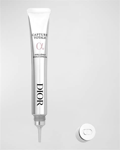 dior capture totale hyalushot: wrinkle corrector with hyaluronic acid|Capture Totale Hyalushot: Hyaluronic Acid Wrinkle.